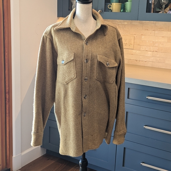 L.L. Bean Vintage Wool Shacket (Sweater + Jacket) with Script Label - Picture 2 of 9